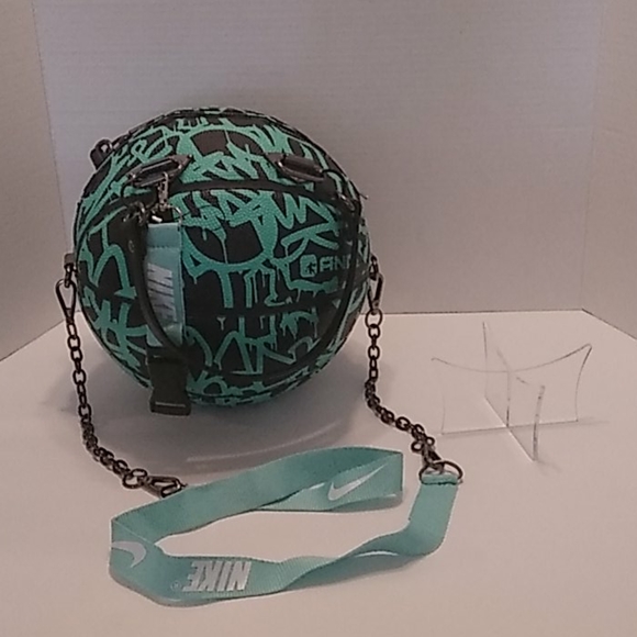 NWT HANDMADE Graffiti And1 Black&Mint Basketball Purse 🏀 - Picture 15 of 16